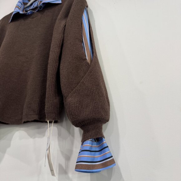 Commense 2 in 1 Ribbed Cutout Sweater NWT, Size S - Picture 8 of 14